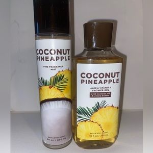 Coconut Pineapple Body Care Duo Bath and Body Works